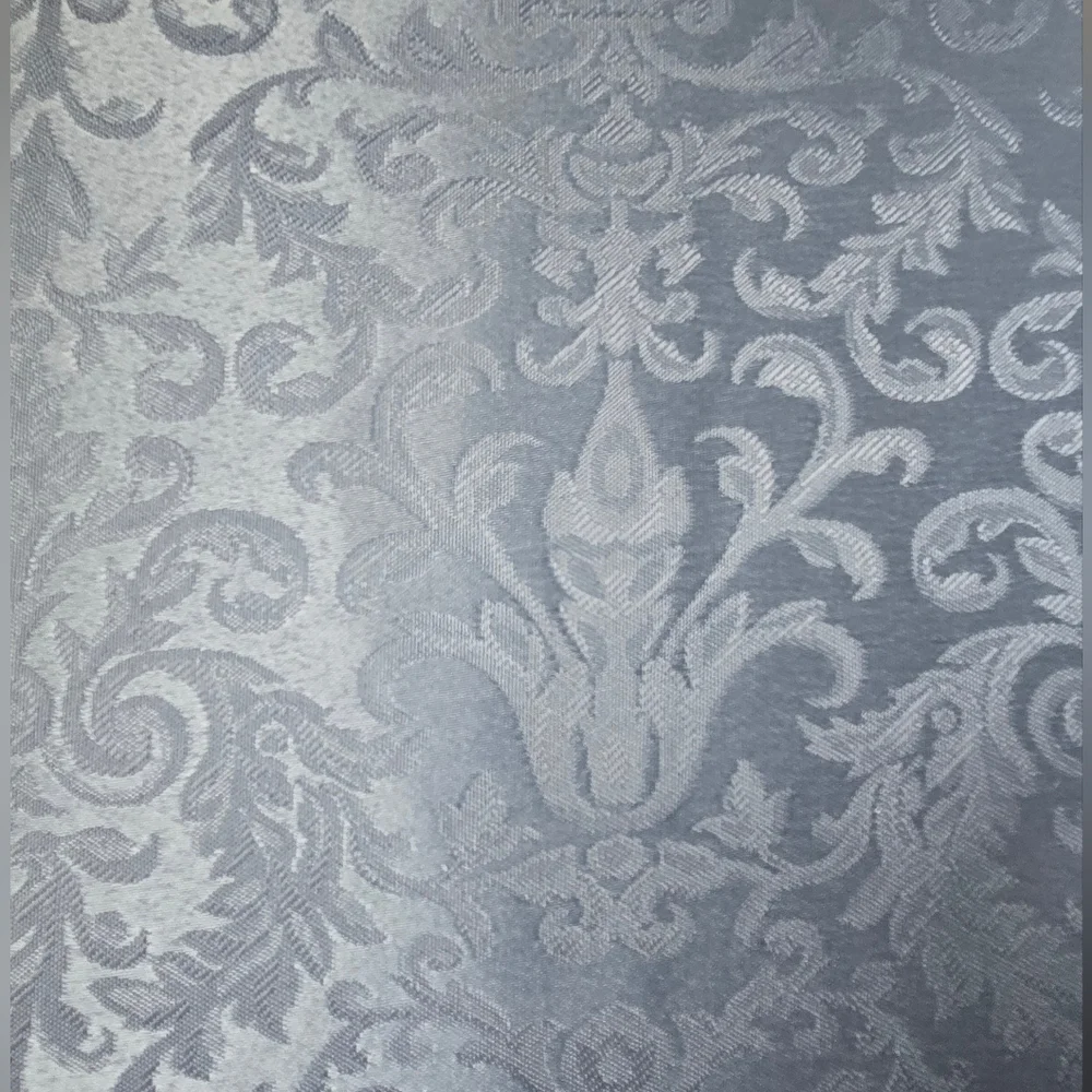 Nicole Blue Damask Curtains